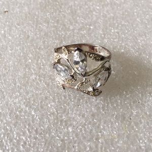 Vintage 925 CZ ring